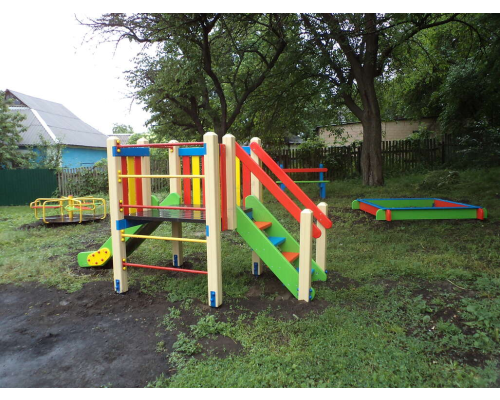 Гірка дитяча зі шведською стінкою. - фото 3 Гірка дитяча зі шведською стінкою. - фото 3