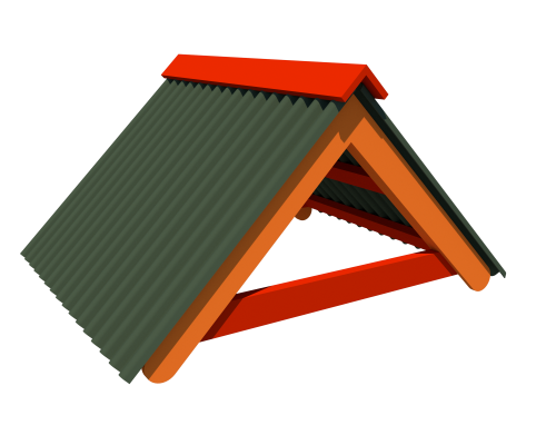 Дах ондулін - фото 1 Дах ондулін - фото 1