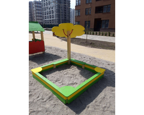 Пісочниця Квіточка на одній стійці - фото 3