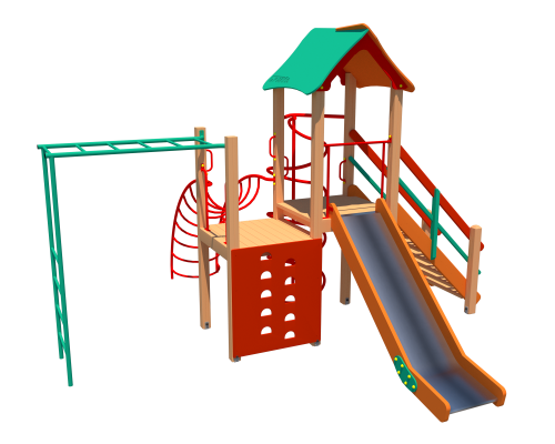 Комплекс дитячий спортивно -ігровий "Переможець" - фото 1