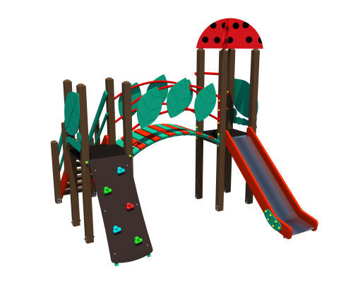 Комплекс дитячий спортивно -ігровий &laquo;Божа корівка&raquo; - фото 1