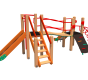 Комплекс дитячий спортивно -ігровий &laquo;Дві башти&raquo; з двома спусками різнорівневими - фото 1