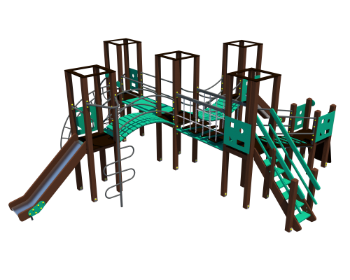 Комплекс дитячий спортивно -ігровий "Заграва" - фото 1