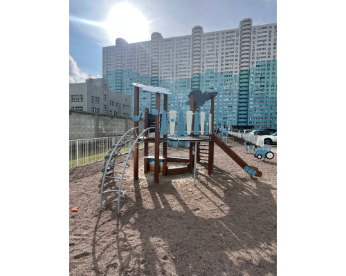 Комплекс дитячий спортивно -ігровий з пісочницею - фото 3