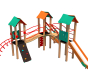 Комплекс дитячий спортивно -ігровий "Три вежі дворівневий" - фото 1