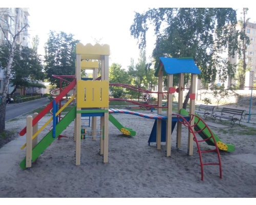 Комплекс дитячий спортивно -ігровий "Розвага" - фото 4