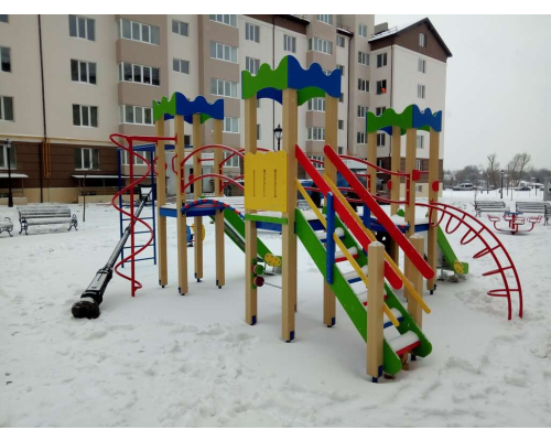 Комплекс дитячий спортивно -ігровий "Розвага" - фото 3