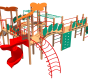 Комплекс дитячий спортивно -ігровий П'ять башт - "Метелик" - фото 1