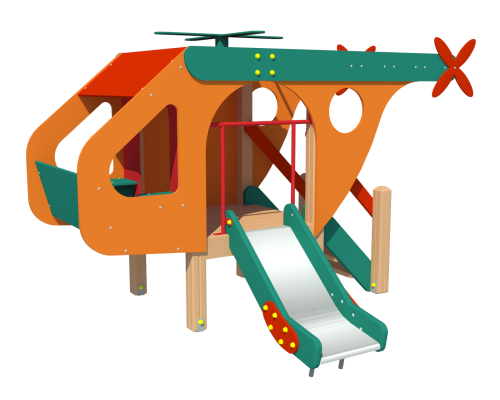 Комплекс дитячий спортивно-ігровий&quot;Гелікоптер&quot; - фото 1