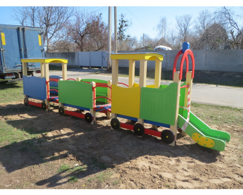 Потяг дитячий ігровий з вагонами - фото 4