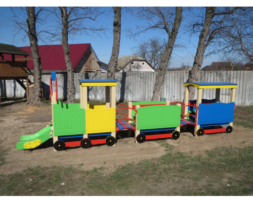 Потяг дитячий ігровий з вагонами - фото 2