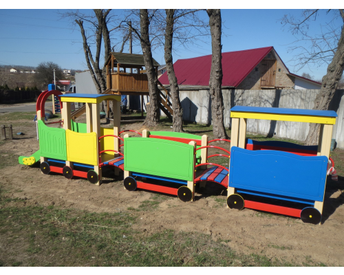 Потяг дитячий ігровий з вагонами - фото 3