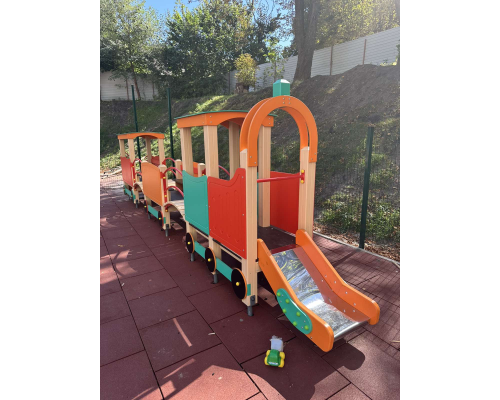 Потяг дитячий ігровий з вагонами - фото 6