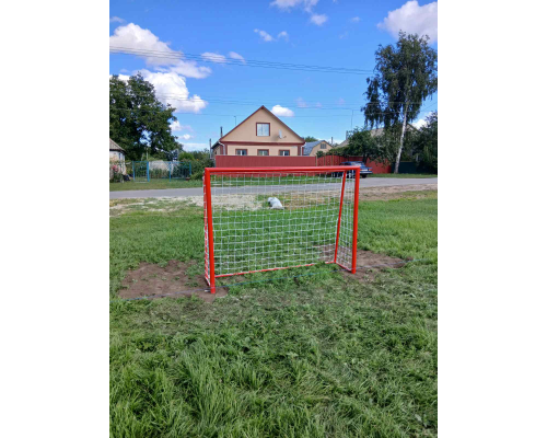 Ворота футбольні, тренувальні. 1,5 х 2 м, без сітки (Комплект 2шт.) Суцільнозварені - фото 2