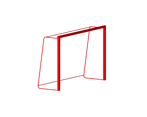 Ворота футбольні, тренувальні. 7,32 х 2,44 м, без сітки (Комплект 2 шт.)  Розбірні - фото 1 Ворота футбольні, тренувальні. 7,32 х 2,44 м, без сітки (Комплект 2 шт.)  Розбірні - фото 1