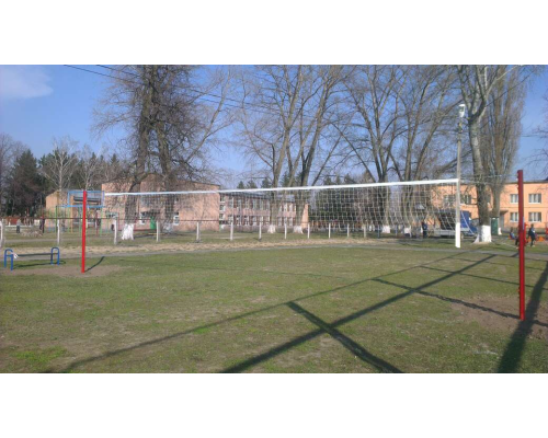 Стійки волейбольні (Комплект 2 шт.), переносні (зі стаканами) без сітки - фото 2