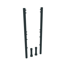 Стійки волейбольні (Комплект 2 шт.), переносні (зі стаканами) без сітки Стійки волейбольні (Комплект 2 шт.), переносні (зі стаканами) без сітки