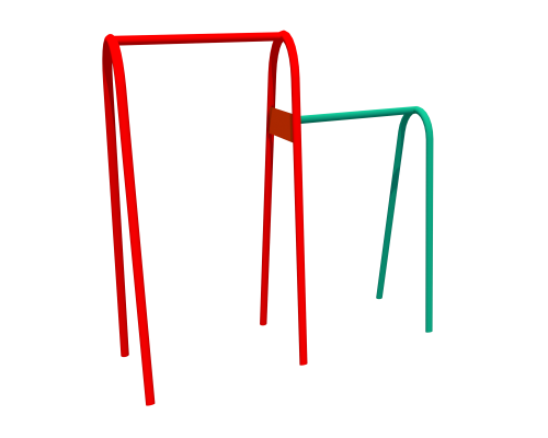 Турнік для підтягувань дворівневий - фото 1