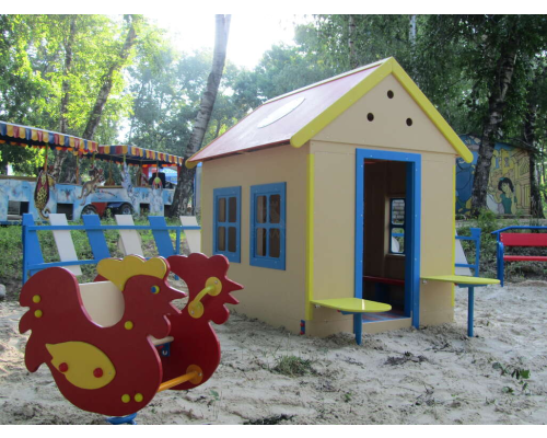 Будинок дитячий ігровий зі столиками - фото 3