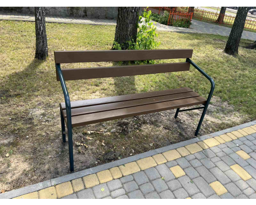 Лавка зі спинкою - фото 3 Лавка зі спинкою - фото 3