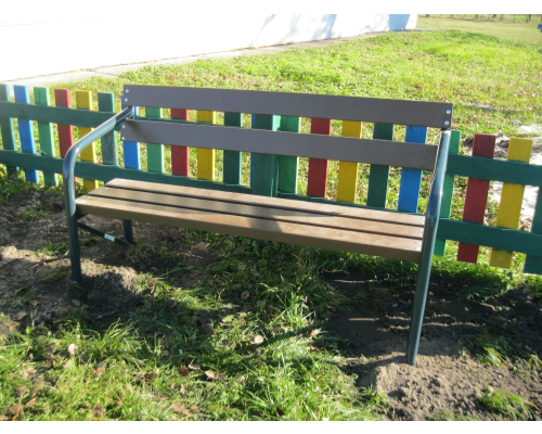 Лавка зі спинкою - фото 2 Лавка зі спинкою - фото 2