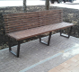 Лавка паркова зі спинкою, антивандальна - фото 3