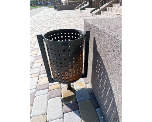 Урна тротуарна, металева, антивандальна - фото 3 Урна тротуарна, металева, антивандальна - фото 3