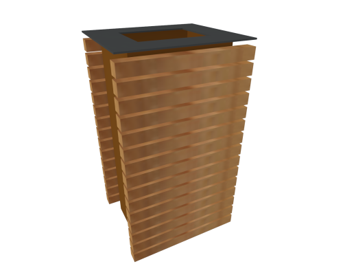 Урна паркова, антивандальна - фото 1 Урна паркова, антивандальна - фото 1