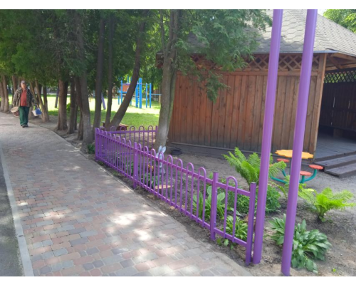 Огорожа металева секційна - фото 2 Огорожа металева секційна - фото 2