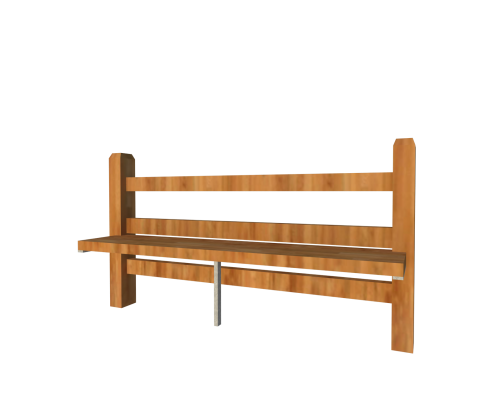 Огорожа зі стійками та лавкою (блок 2 м, 3 бруса). - фото 1 Огорожа зі стійками та лавкою (блок 2 м, 3 бруса). - фото 1