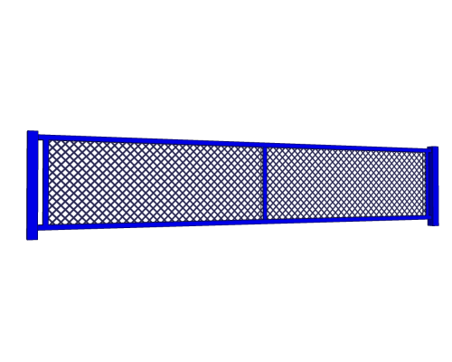 Огорожа металева зі стійками (сітка рябиця 50 х 50мм) - фото 1 Огорожа металева зі стійками (сітка рябиця 50 х 50мм) - фото 1
