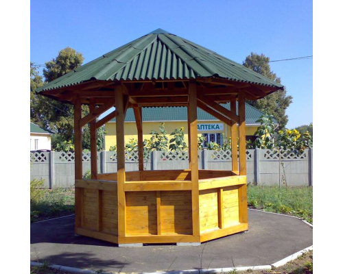 Беседка восьмиугольная - фото 2 Беседка восьмиугольная - фото 2