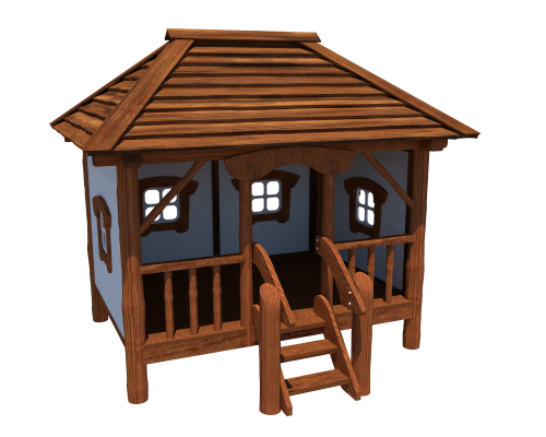 Будинок дитячий ігровий "Хатинка" - фото 1