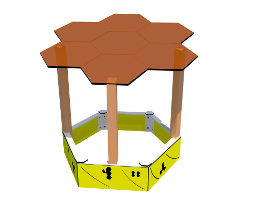 Пісочниця "Соти" - фото 1 Пісочниця "Соти" - фото 1