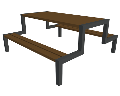 Стіл з лавками - фото 1 Стіл з лавками - фото 1