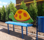 Лавка дитяча "Черепаха" зі спинкою - фото 2 Лавка дитяча "Черепаха" зі спинкою - фото 2