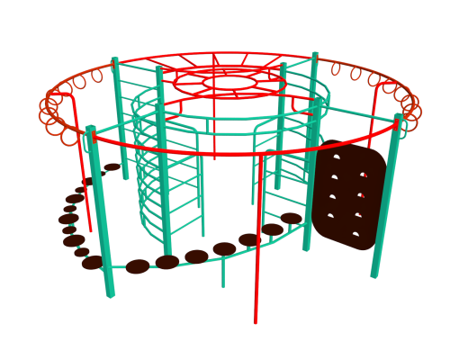 Комплекс дитячий спортивно - ігровий "Універсал" - фото 1