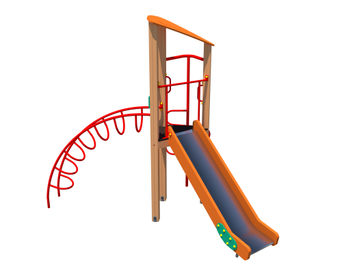 Комплекс дитячий спортивно -ігровий "Еко" - фото 1